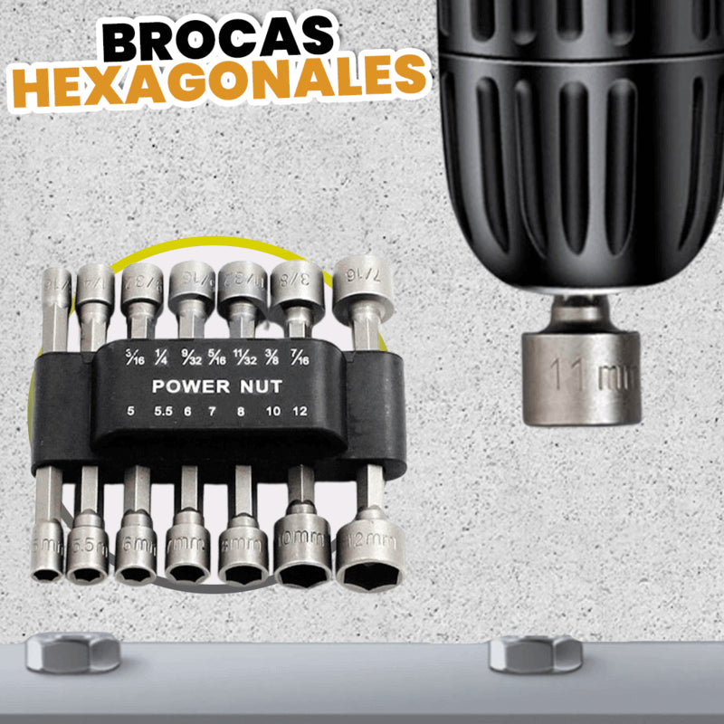 Copas Hexagonales para Taladro | Hex Drill Bis