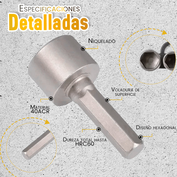 Copas Hexagonales para Taladro | Hex Drill Bis