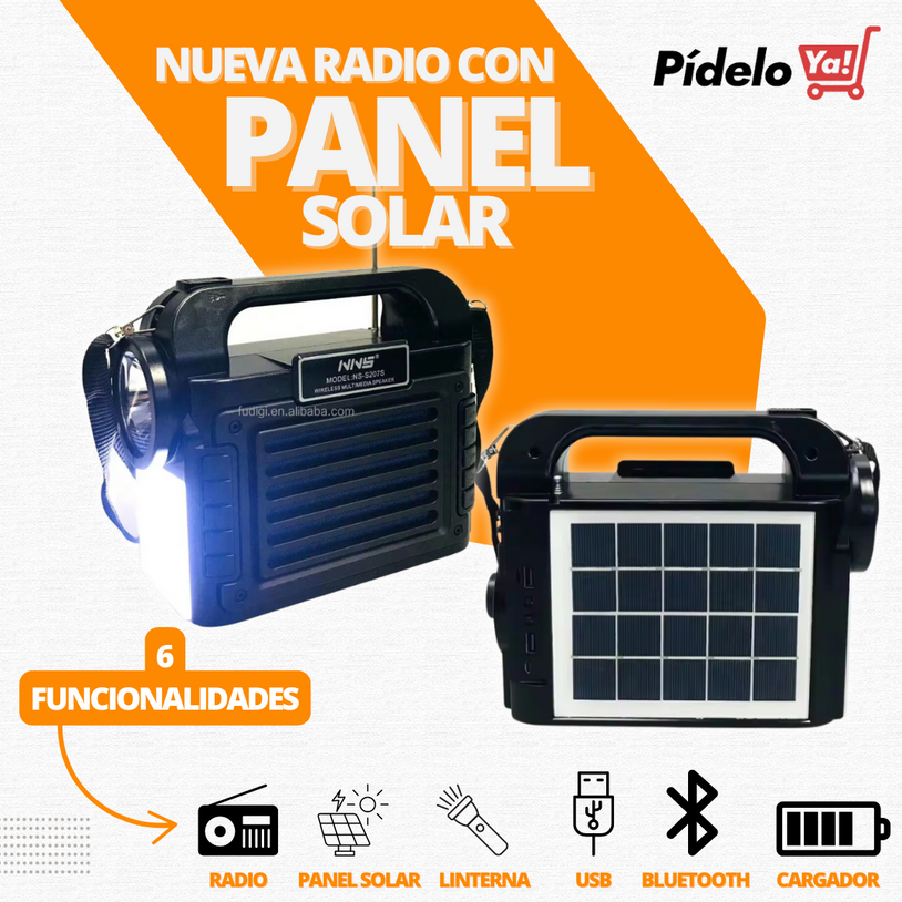 Radio generador de energia 6 en 1