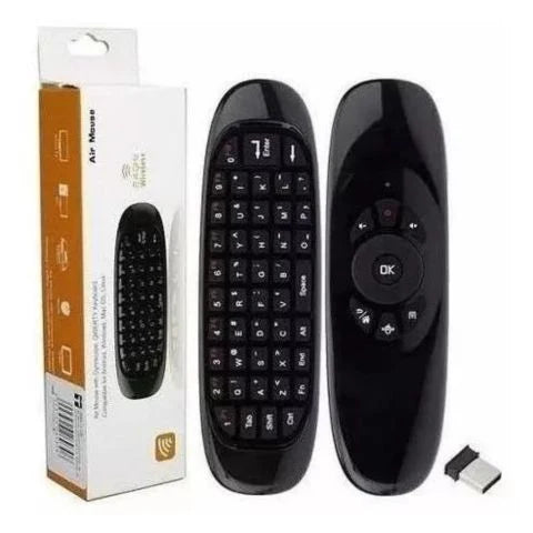 Air mouse / teclado / control remoto con batería recargable para Smart TV🎮⌨️