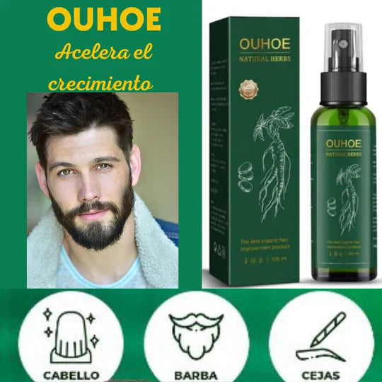 ¡Repara, fortalece y acelera el crecimiento de cabello, barba y cejas!