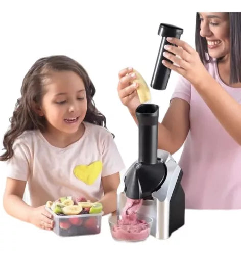 Ice Cream Maker Máquina Para Helados de Frutas Saludables Artesanales y Veganos