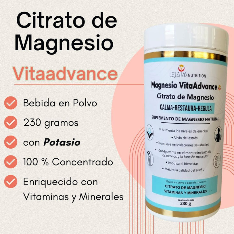 Citrato de Magnesio | VitaAdvance