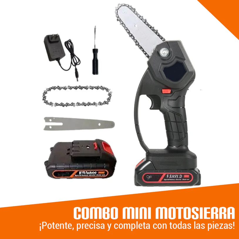 Mini motosierra podadora eléctrica 48W - MiniCortaMax [Incluye batería]